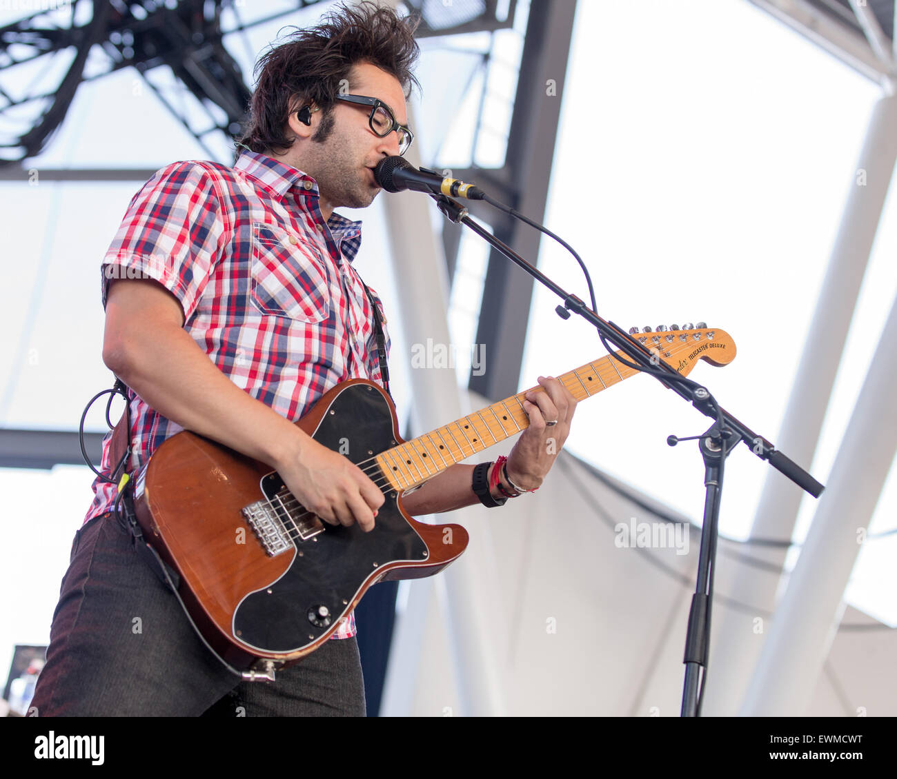 Milwaukee, Wisconsin, USA. 27th June, 2015. Musician JUSTIN PIERRE of