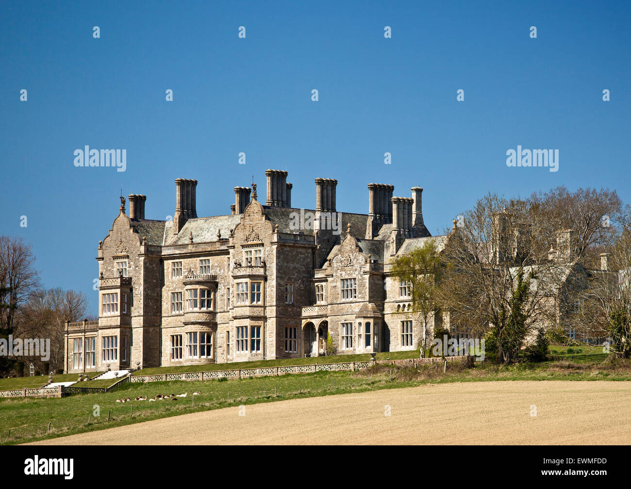 Bayham Abbey House Stock Photo