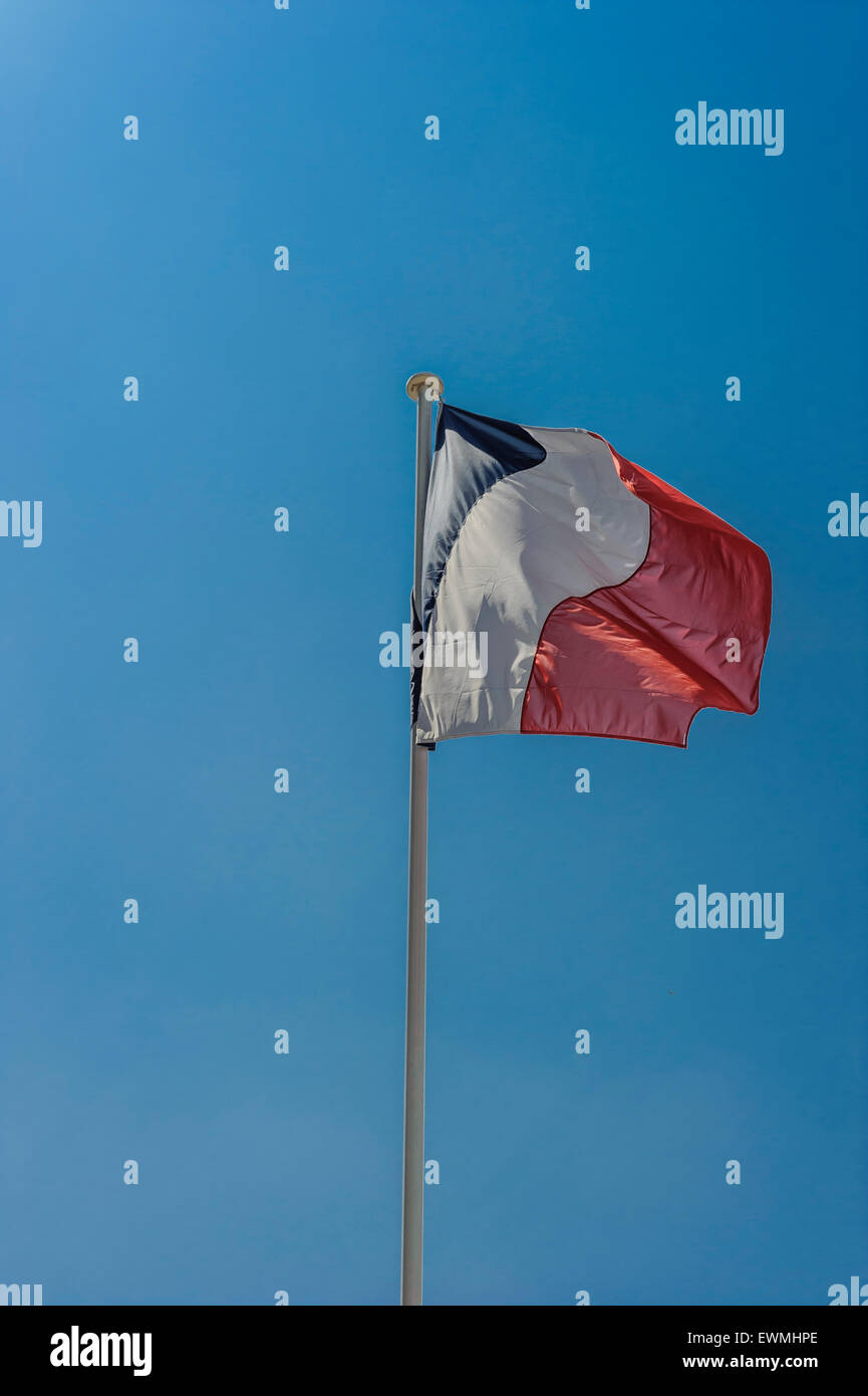 French Flag Stock Photo