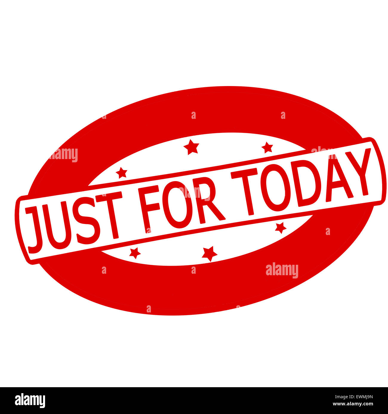 Stamp with text just for today inside, illustration Stock Photo Alamy