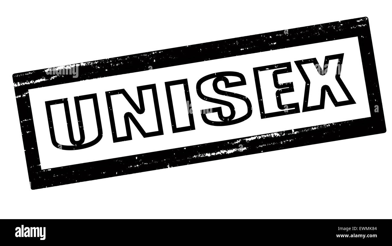 Stamp with word unisex inside, illustration Stock Photo Alamy