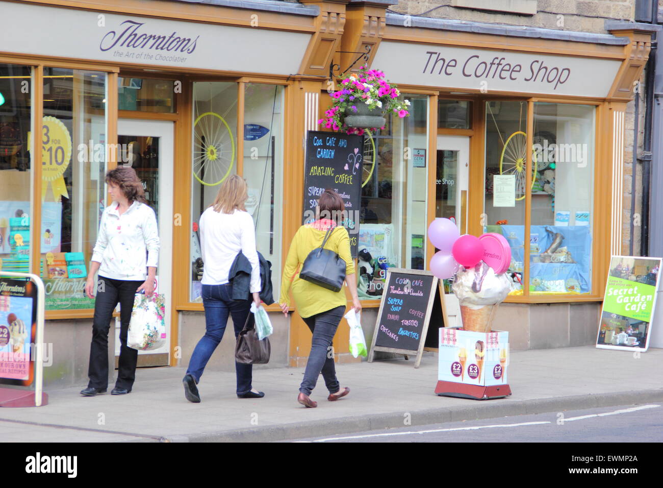 A Thorntons chocolate shop Thorntons at the Coffee Shop, Bakewell