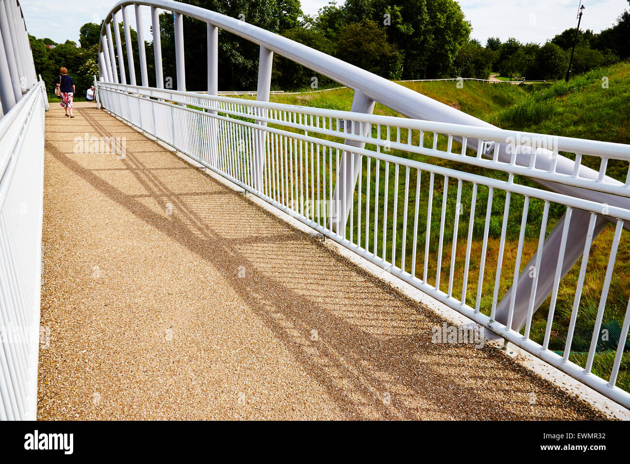 Pedestrian bridge at Sconce and Devon Park, NewarkonTrent
