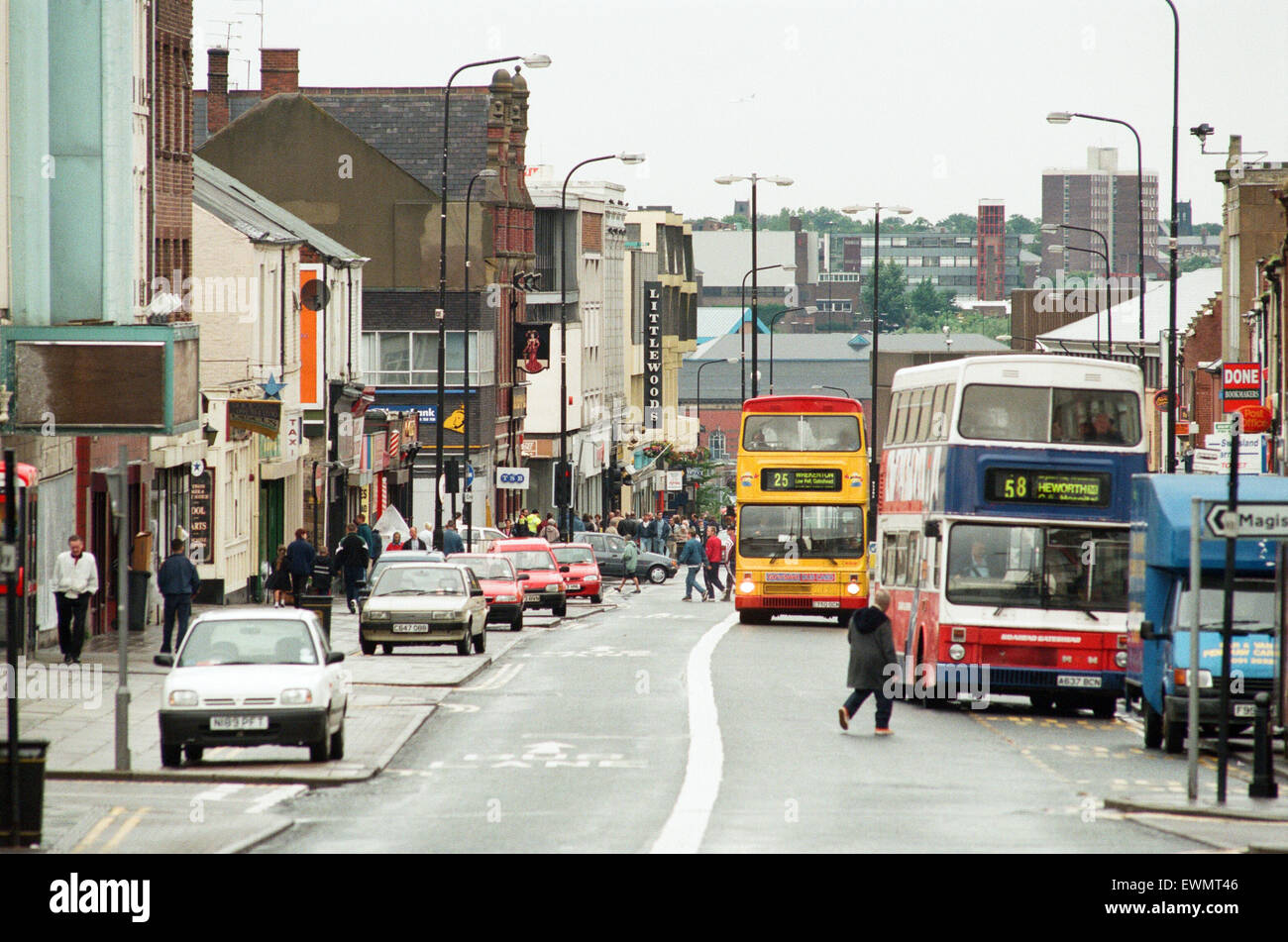 Gateshead High Street. 3rd August 1998 Stock Photo Alamy