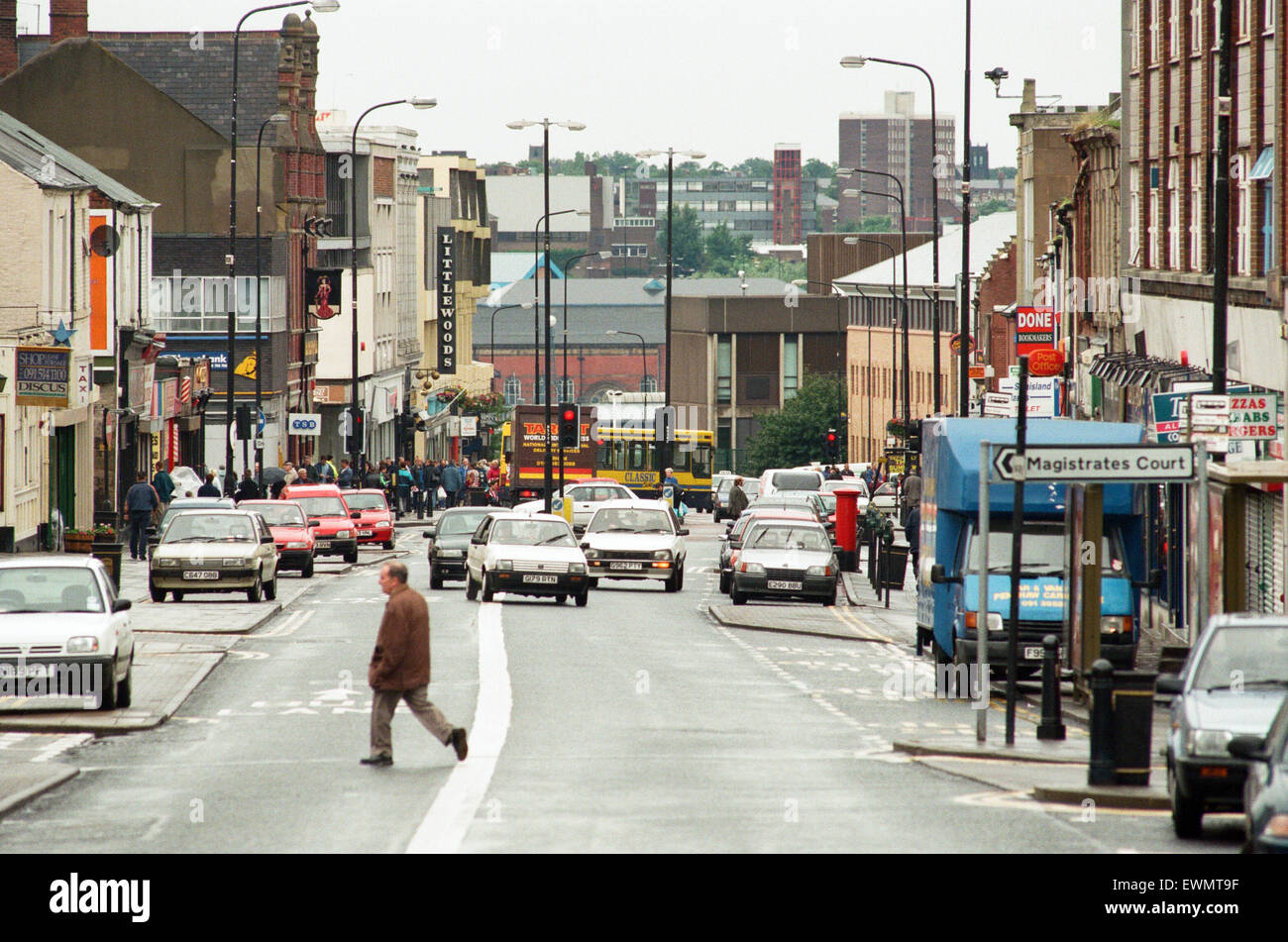 Gateshead High Street. 3rd August 1998 Stock Photo Alamy