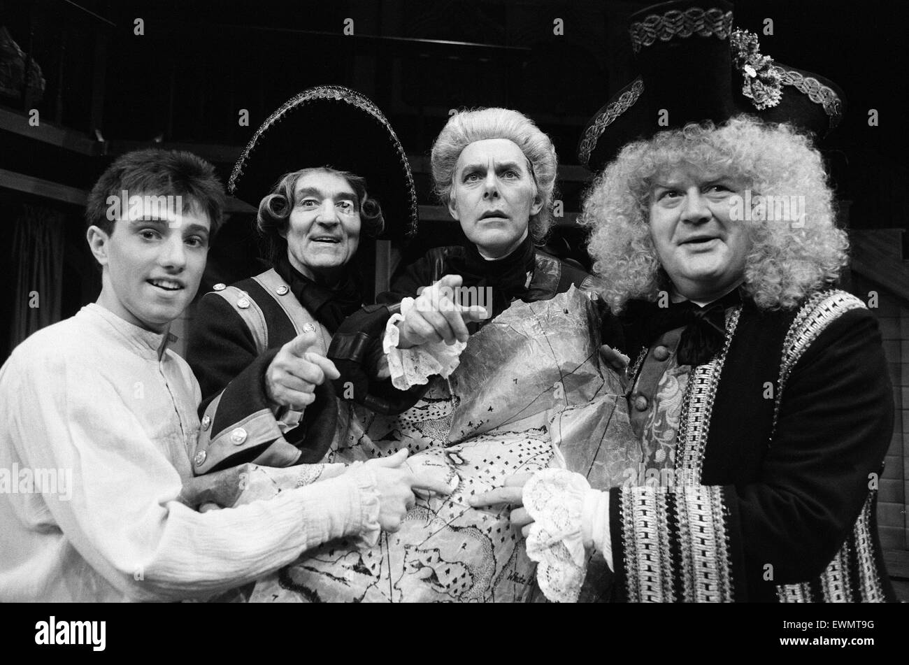 Treasure Island, Pantomime, Photo-call, Birmingham Repertory Theatre, Birmingham, 20th December 1984. Stock Photo
