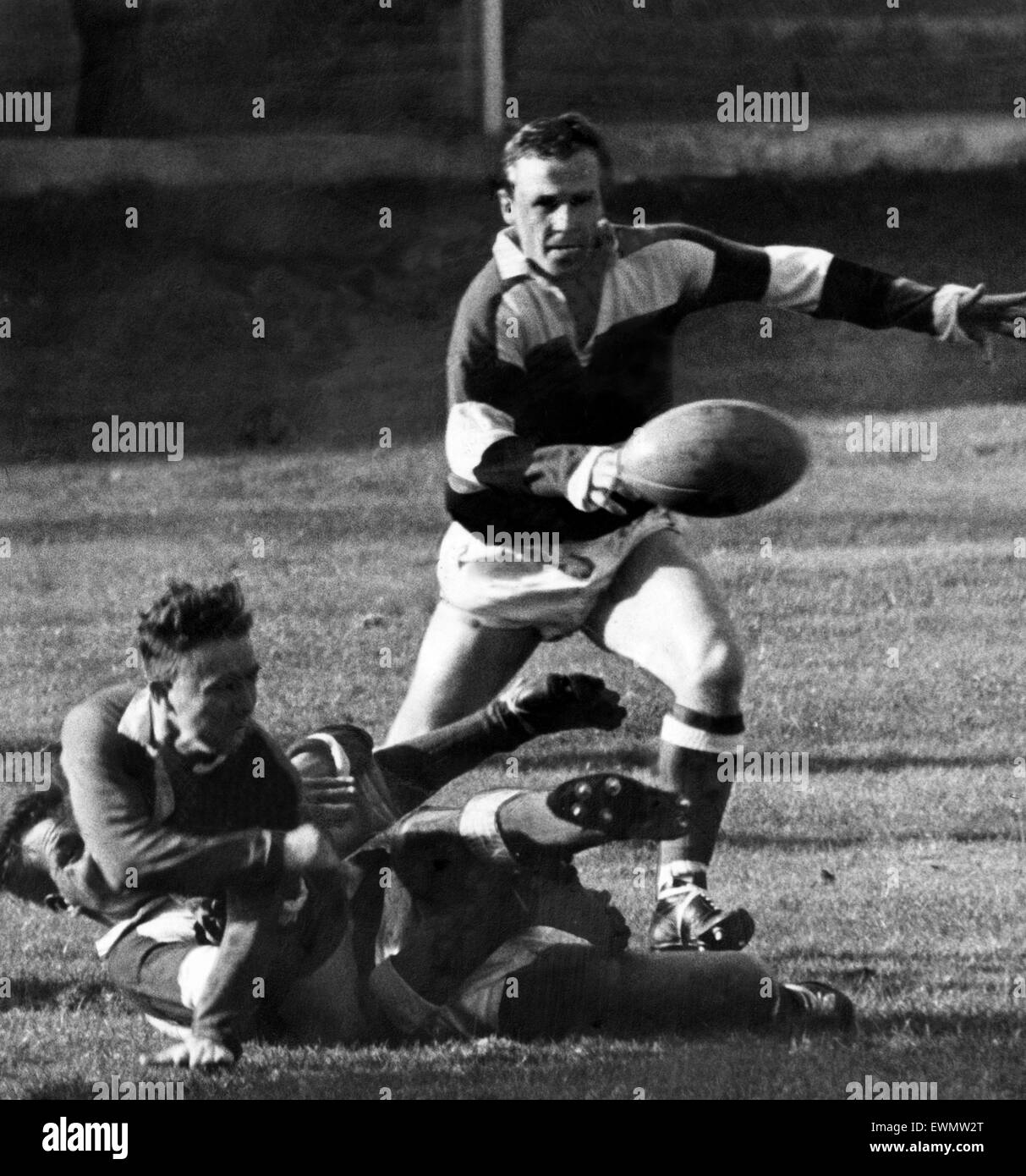 Benny Jones, Pontypool RFC, circa 1962. Stock Photo