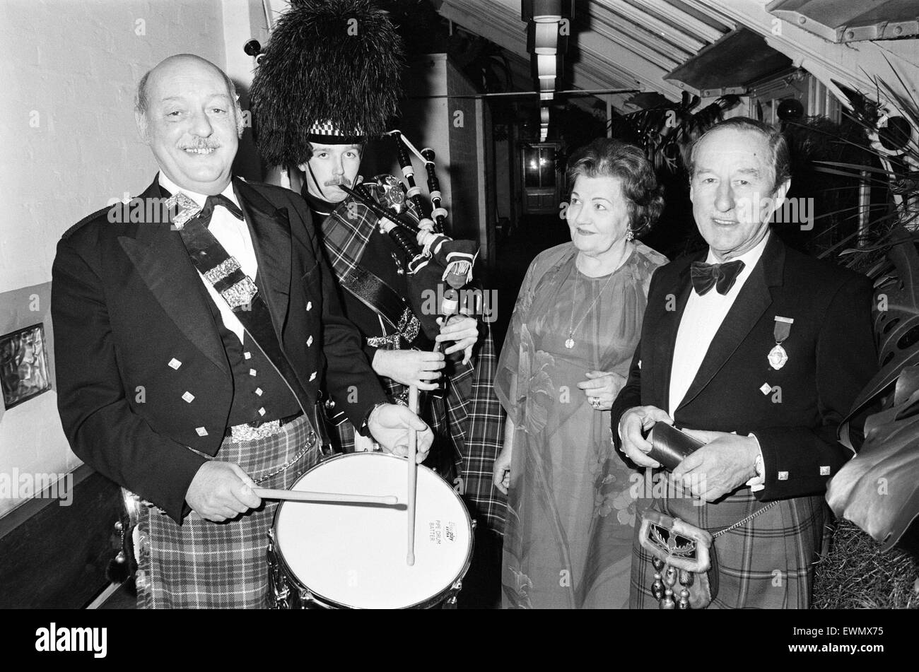 People celebrating New Years Eve at the Birmingham and Midland Scottish