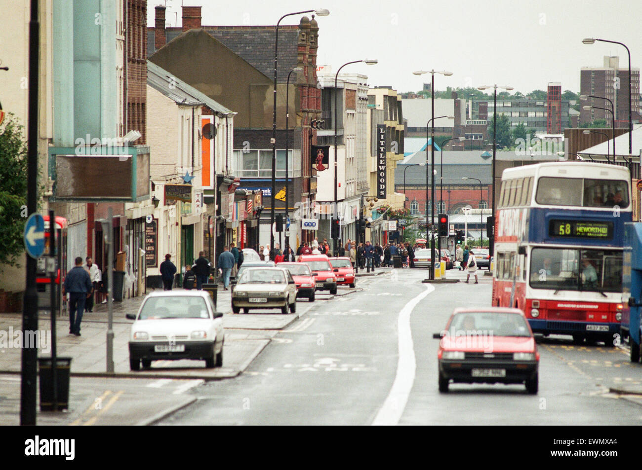 Gateshead High Street. 3rd August 1998 Stock Photo Alamy