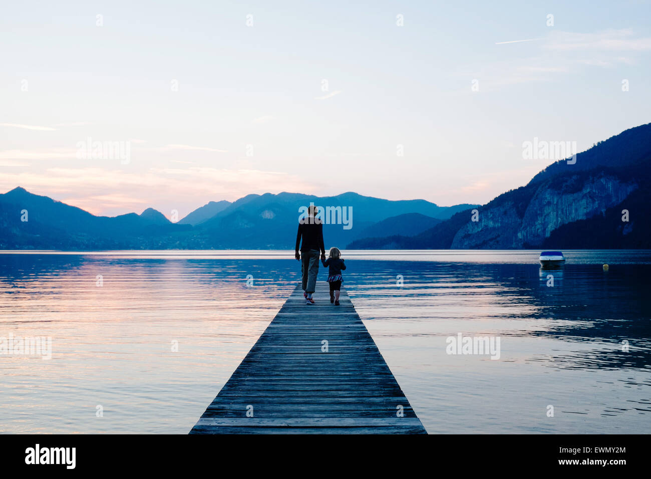 St Wolfgang lake, Salzkammergut, Austria Stock Photo