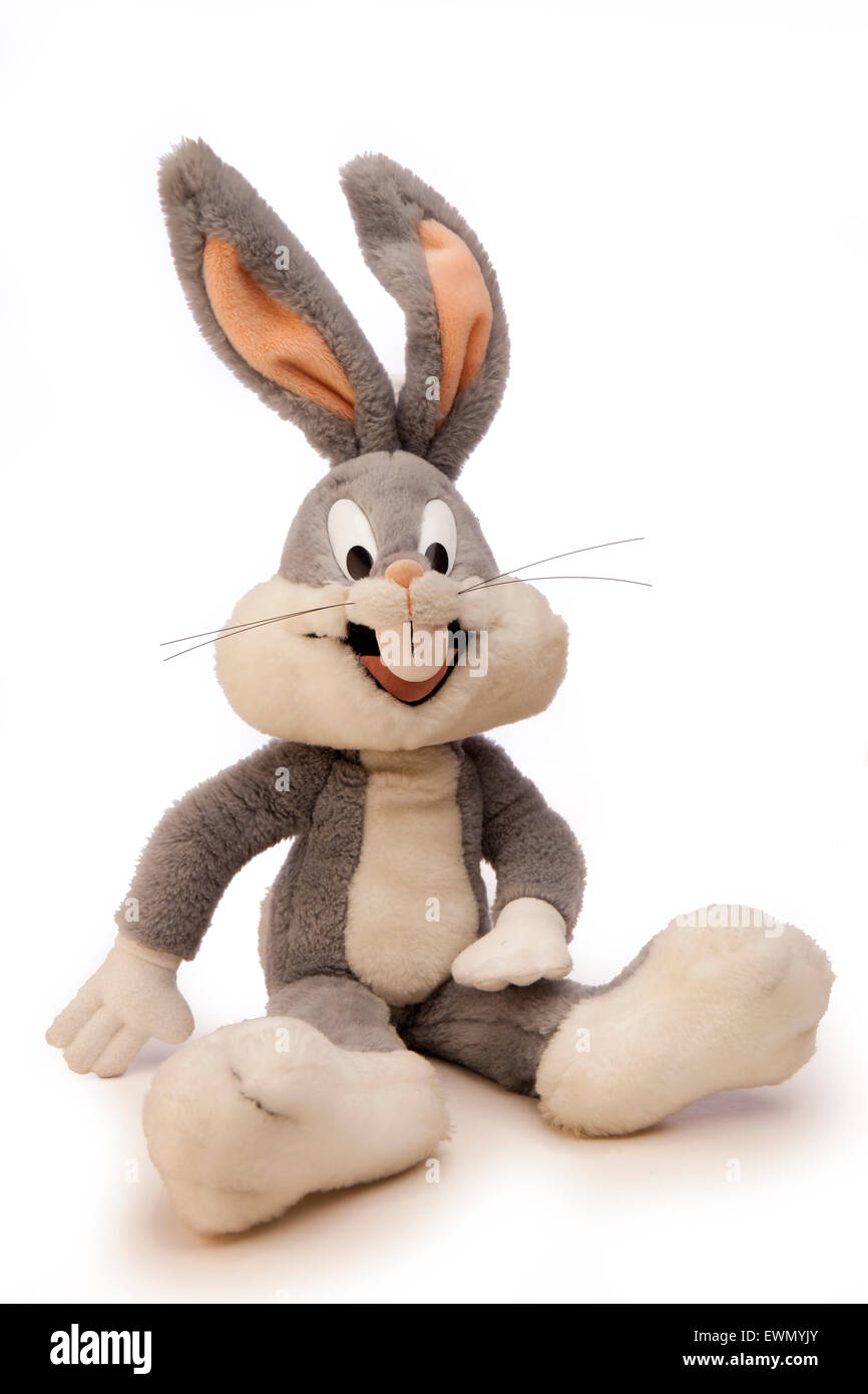 toys, Bugs Bunny, child's cartoon character soft toy Stock Photo - Alamy