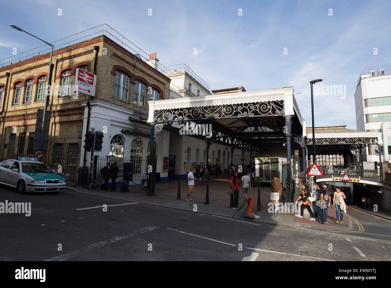 Brighton train mainline station Stock Photo