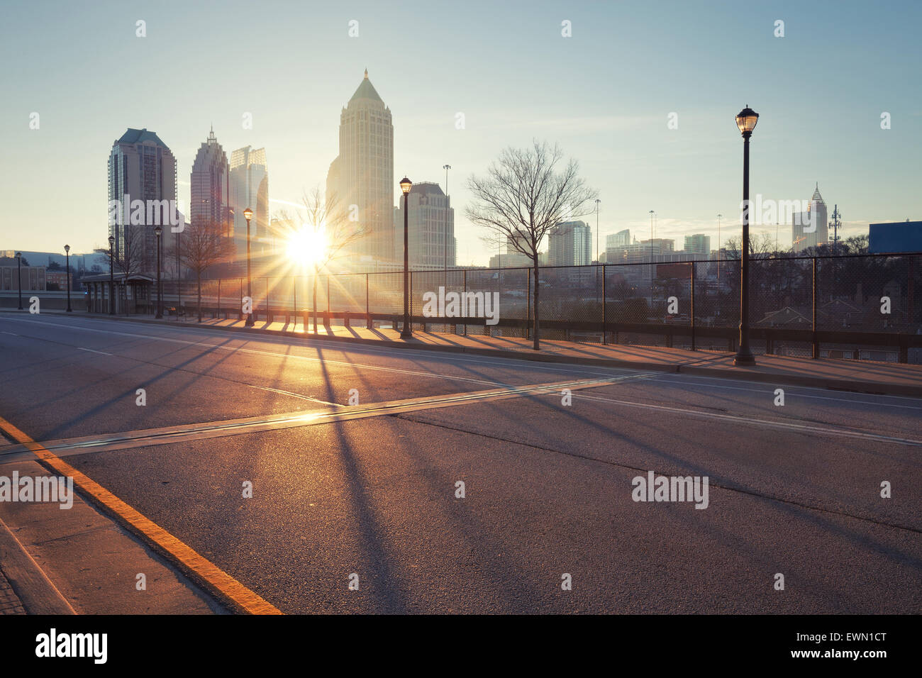 Atlanta street, Georgia, USA Stock Photo - Alamy