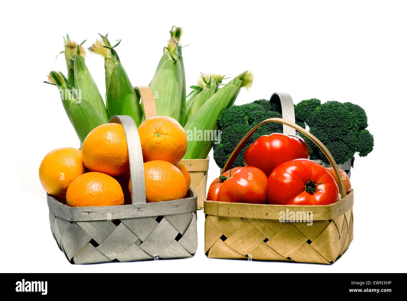 Baskets of tomatoes Cut Out Stock Images & Pictures Alamy