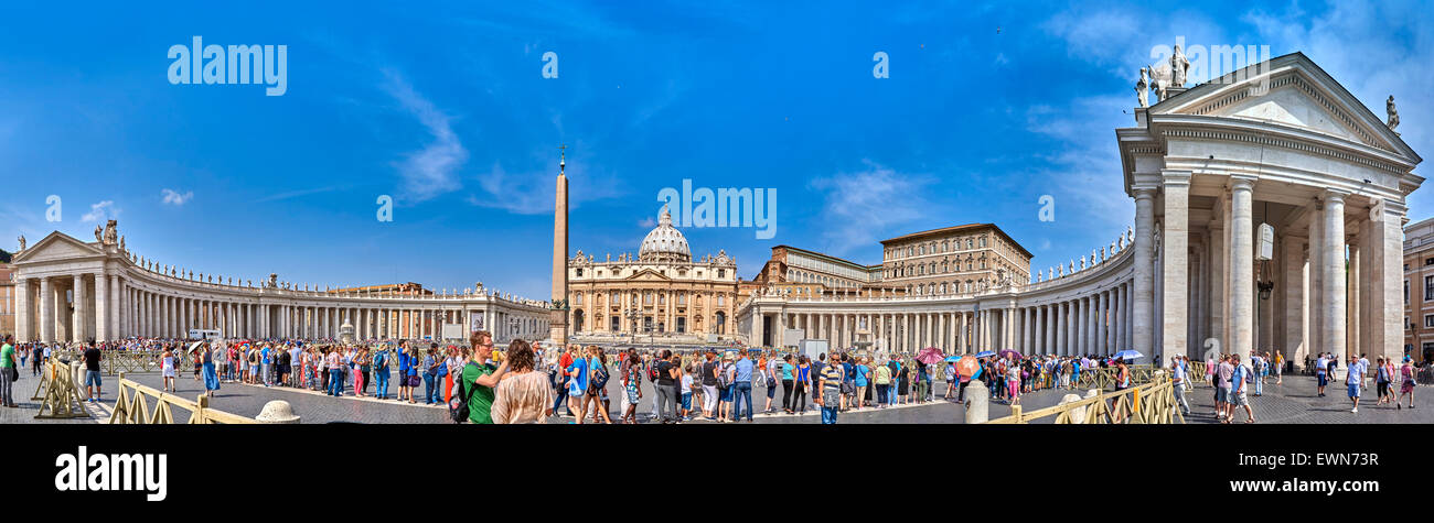 Vatican City, The Apostolic Palace is the official residence of the Pope, which is located in Vatican City Stock Photo
