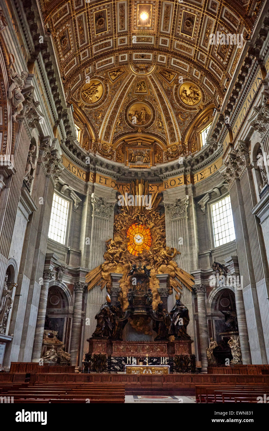 The Papal Basilica of St. Peter in the Vatican, is a Late Renaissance ...