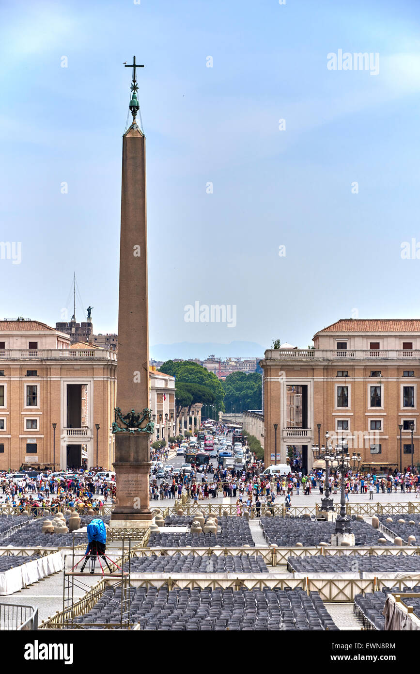 Vatican City, The Apostolic Palace is the official residence of the Pope, which is located in Vatican City Stock Photo