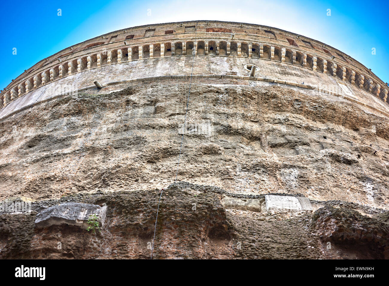 The Mausoleum of Hadrian, usually known as Castel Sant'Angelo, is a ...