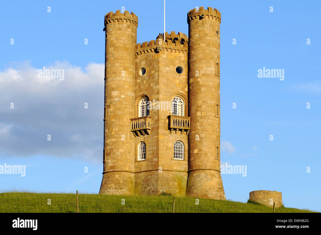 Historic Broadway Tower Worcestershire England UK United Kingdom GB Europe Stock Photo