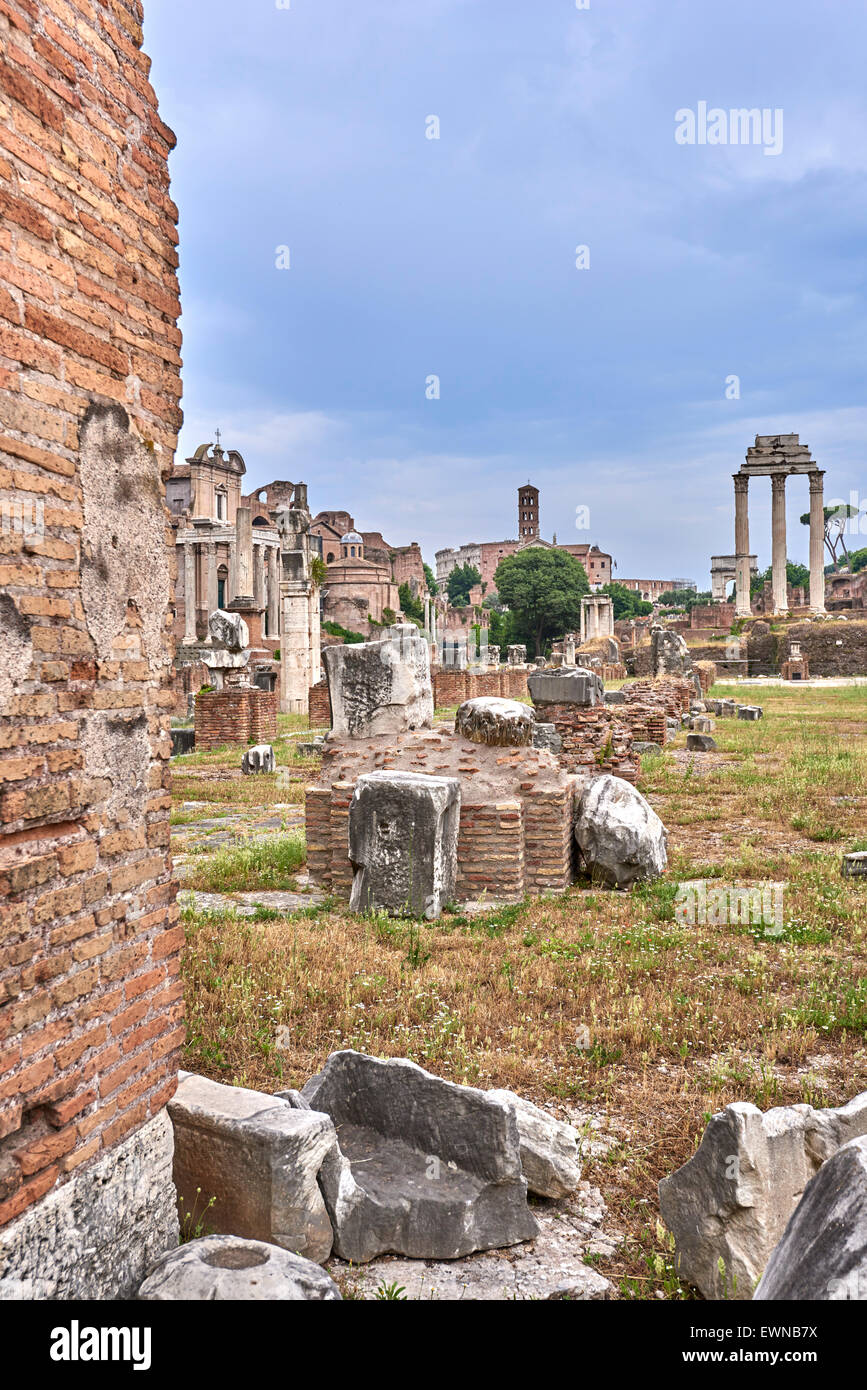 The Roman Forum is a rectangular forum at the center of the city of ...