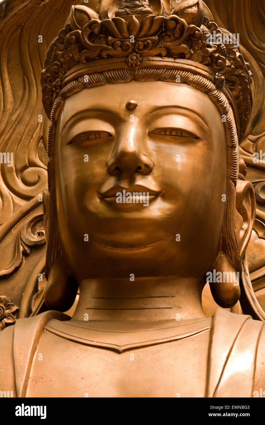 Bronze buddha statue Stock Photo Alamy