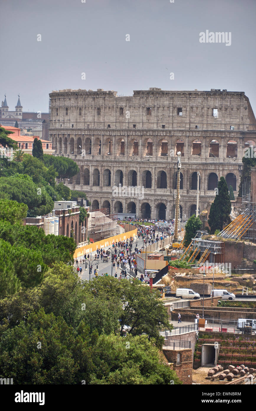 The Colosseum or Coliseum, is an elliptical amphitheatre in the centre ...