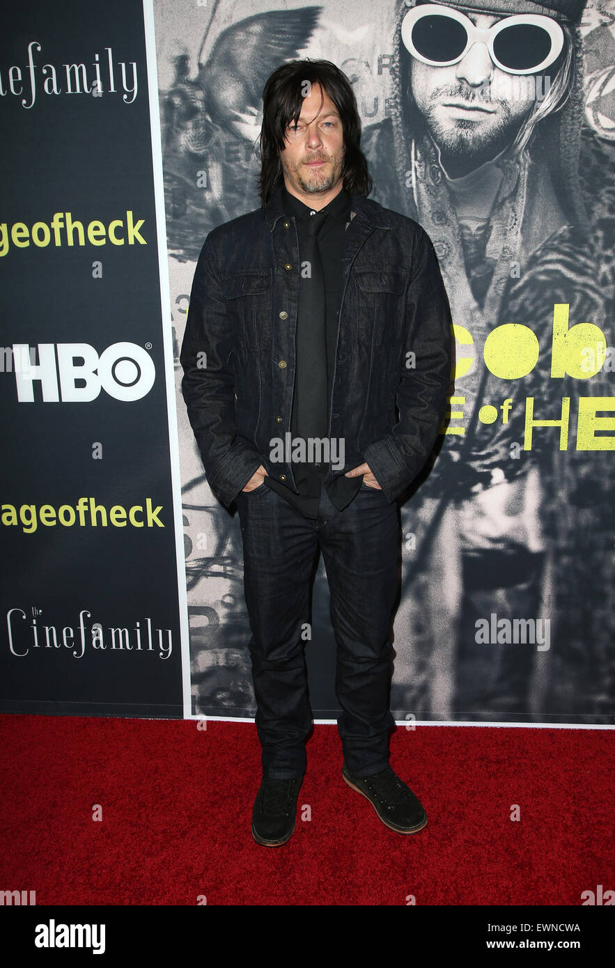HBO Kurt Cobain: Montage Of Heck Los Angeles Premiere Featuring: Norman  Reedus Where: Hollywood, California, United States When: 22 Apr 2015 Stock  Photo - Alamy