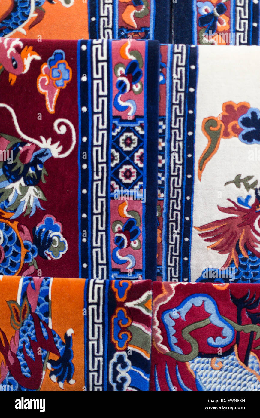 Handwoven textiles, Bumthang, Bhutan Stock Photo - Alamy