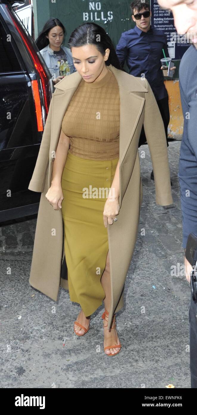 Kim Kardashian Out And About In New York City Featuring: Kim Kardashian ...