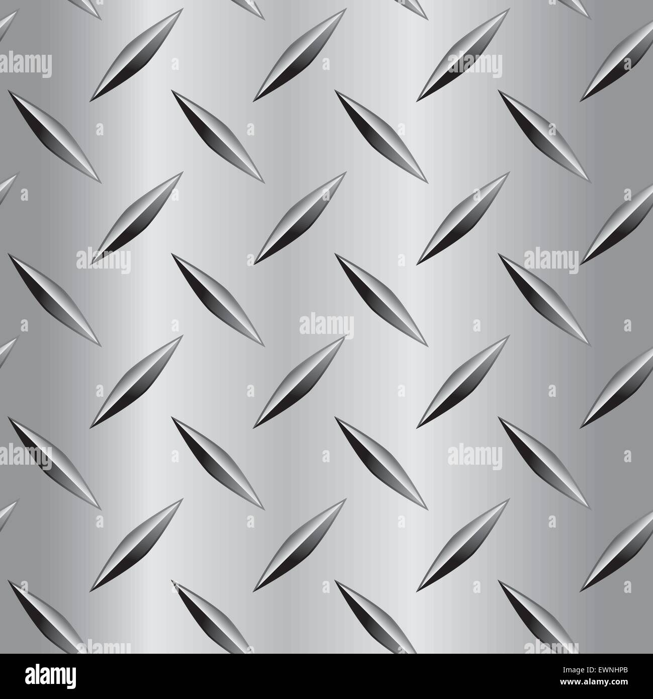 A seamless and repeating diamond plate metal pattern Stock Vector Image