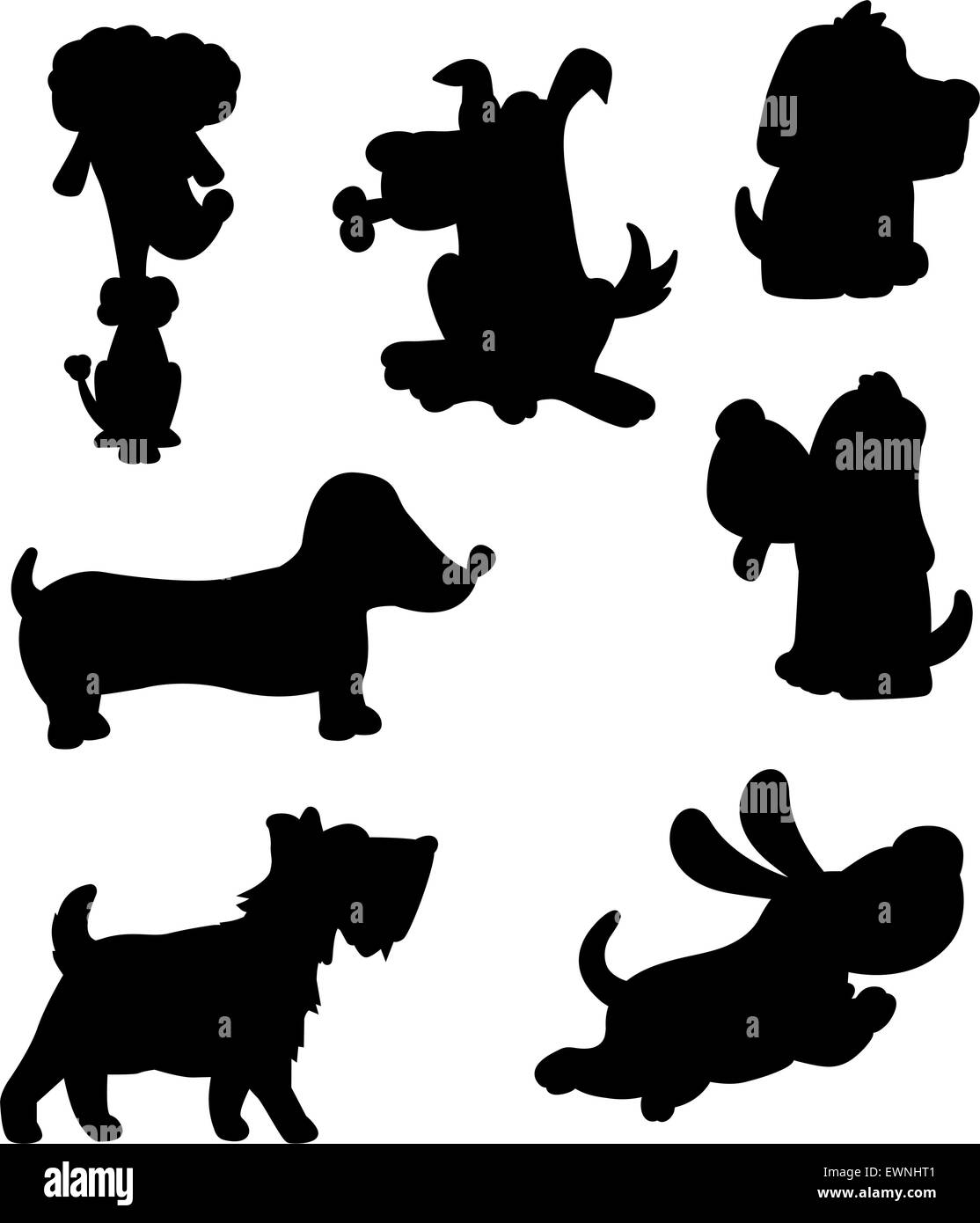 Cartoon dog Black and White Stock Photos & Images - Alamy