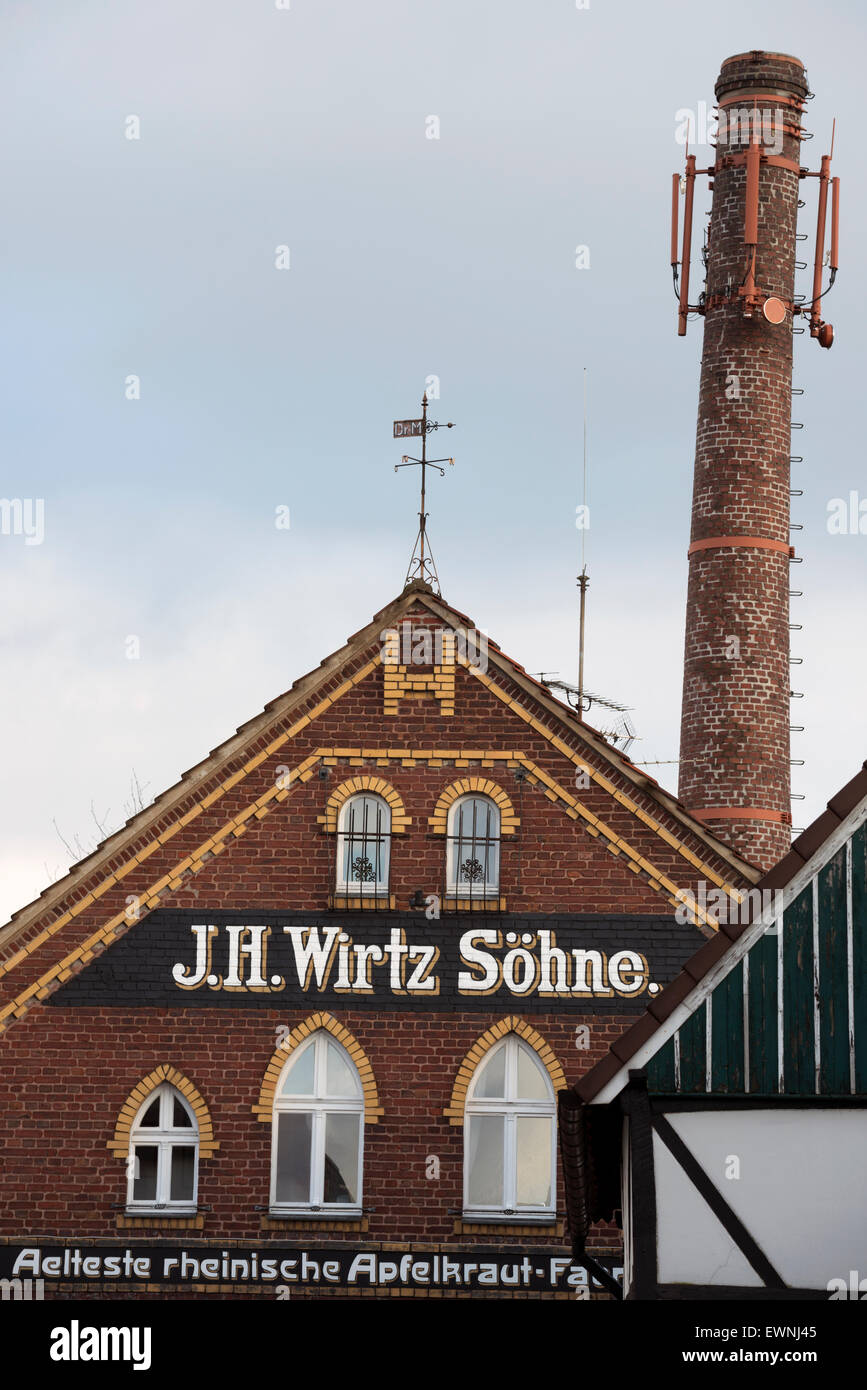 J.H.Wirtz Sohne former factory Stock Photo