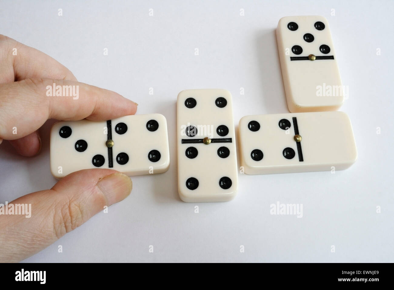 Playing game of dominoes hires stock photography and images Alamy