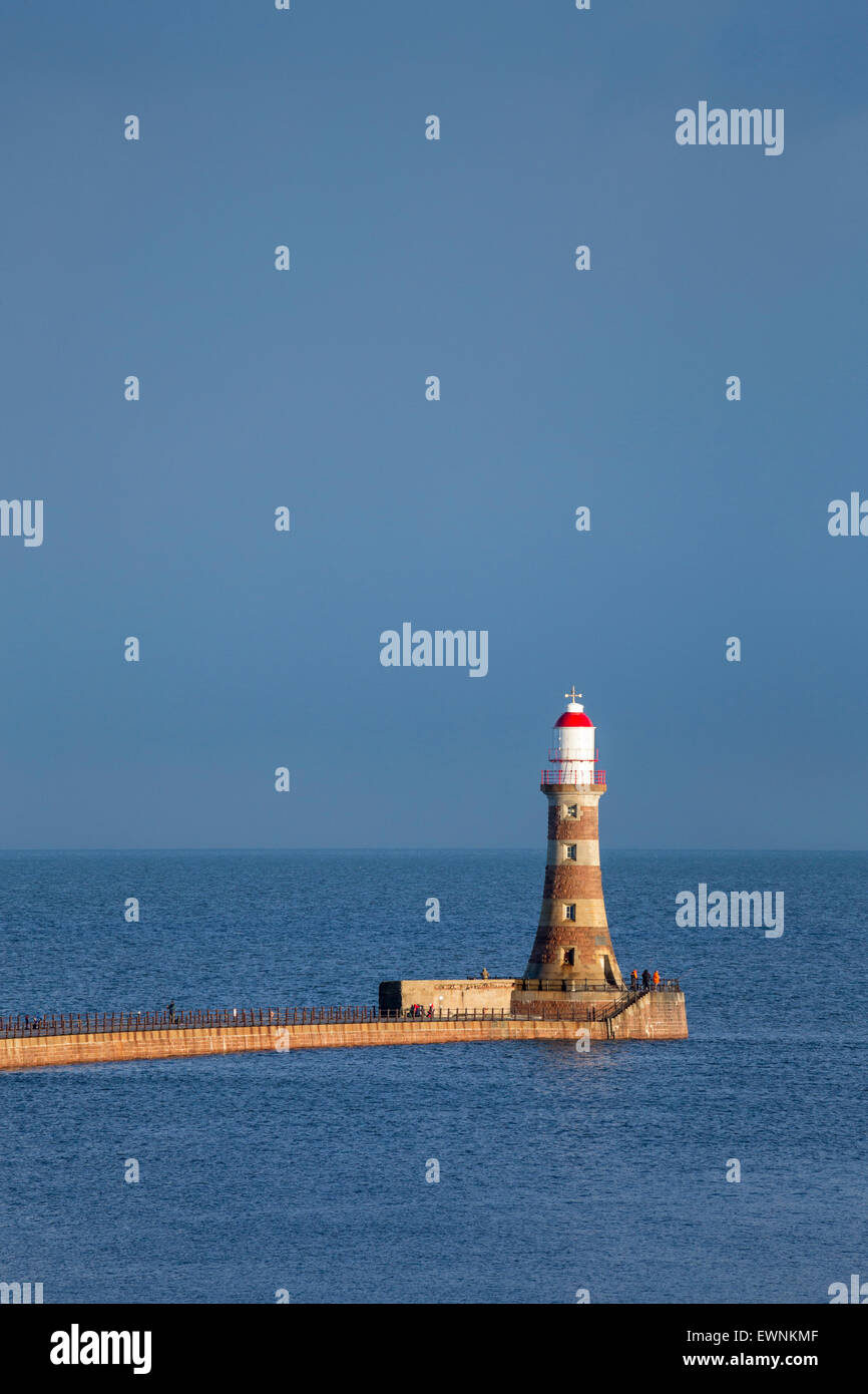 Roker Lighthouse, Sunderland, Tyne and Wear Stock Photo Alamy