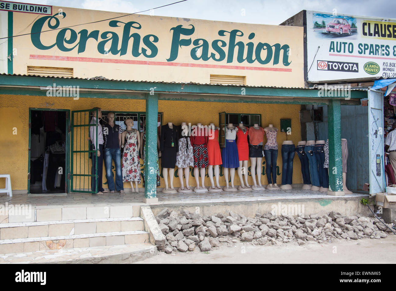 Mongu, Capital of Western Province, Zambia, Africa Stock Photo