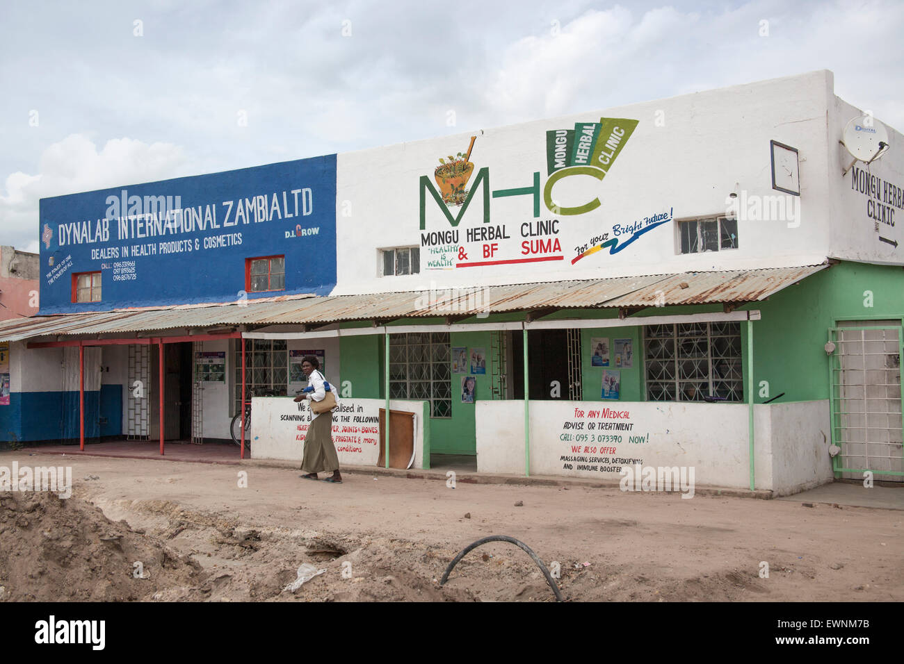 Mongu, Capital of Western Province, Zambia, Africa Stock Photo