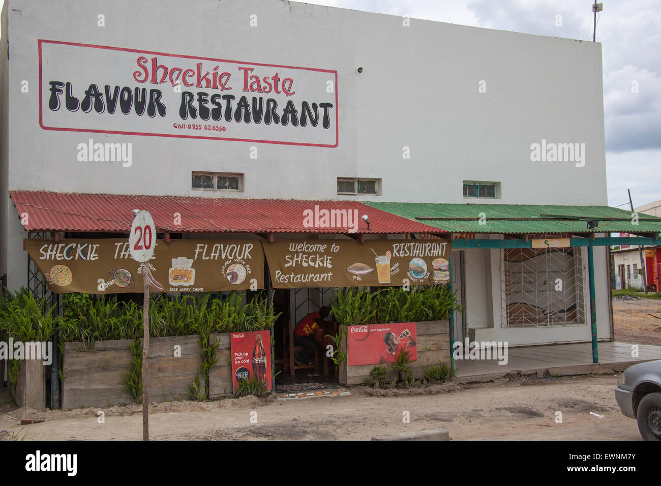 Mongu, Capital of Western Province, Zambia, Africa Stock Photo