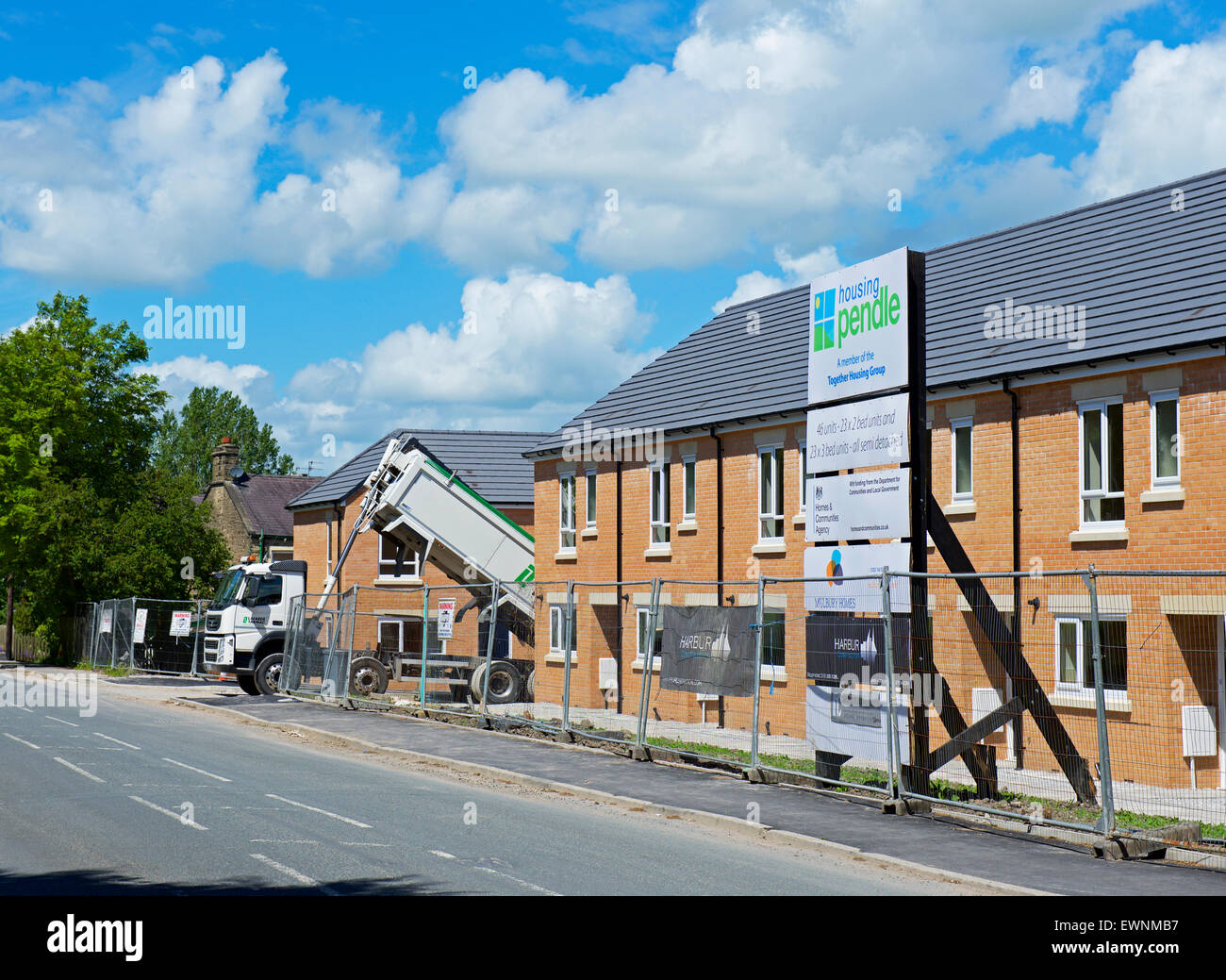 New housing in Barnoldswick, Lancashire, England UK Stock Photo Alamy