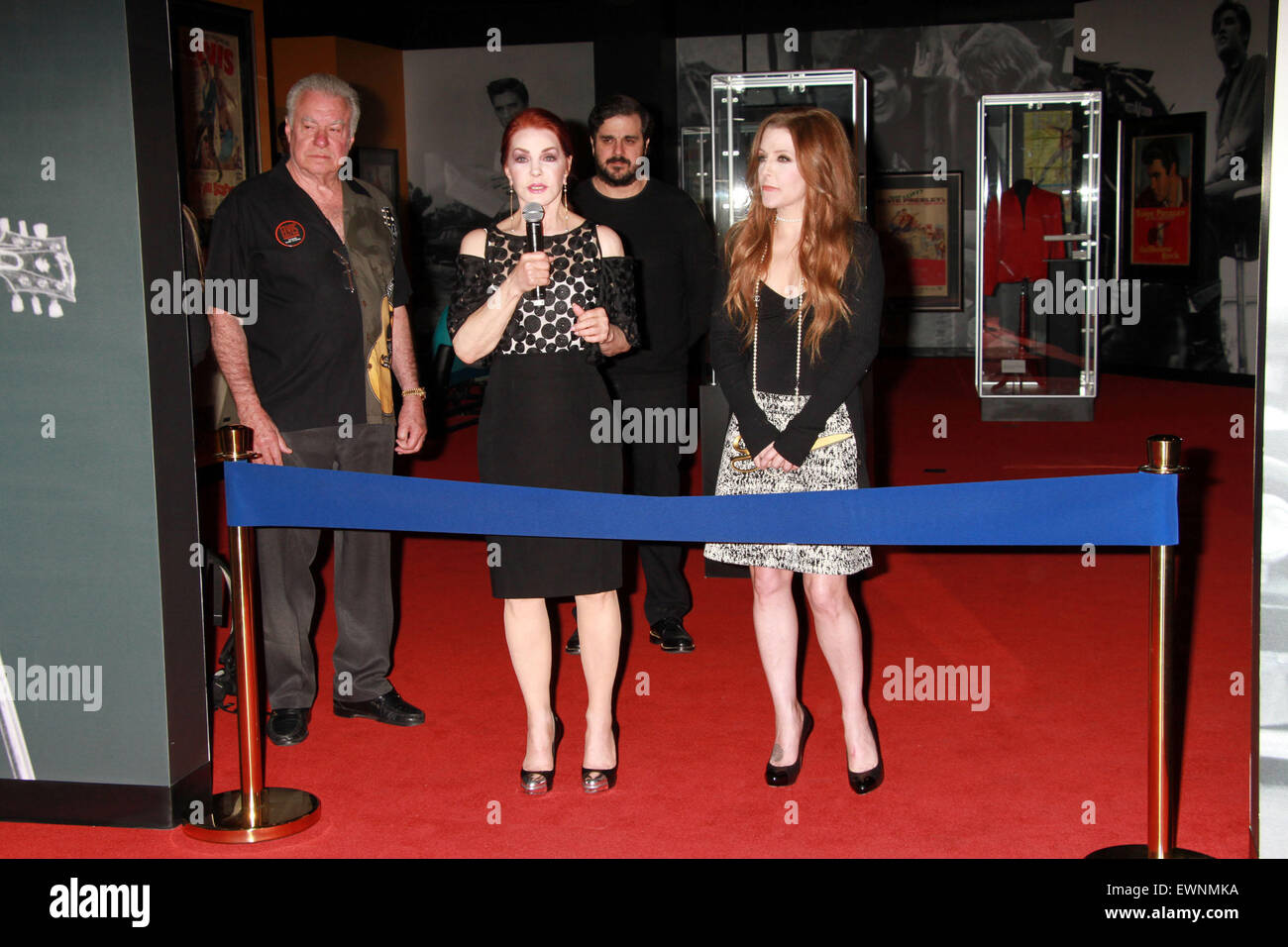 Ribbon-cutting ceremony for the grand opening of 'Graceland Presents ...