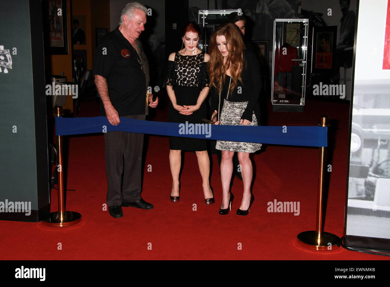 Ribbon-cutting ceremony for the grand opening of 'Graceland Presents ...