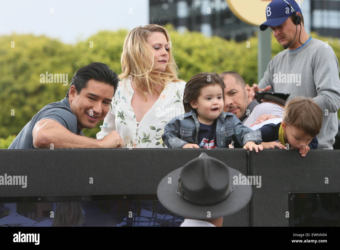 Melissa Joan Hart promotes her new boys clothing line, "King of Harts
