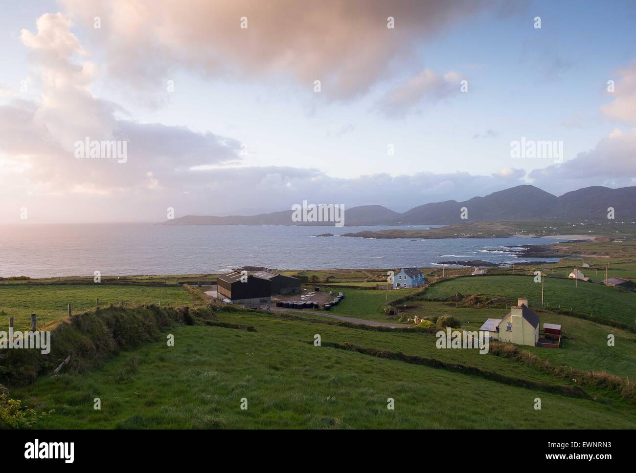 West Cork in the evening Stock Photo - Alamy