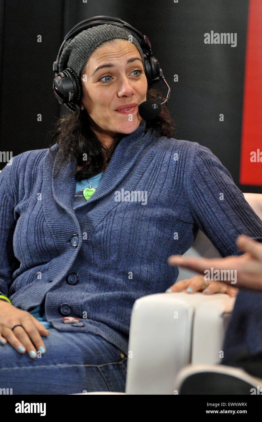 C2E2: Chicago Comic & Entertainment Expo 2015 at McCormick Place  Featuring: Neve McIntosh Where: Rosemont, Illinois, United States When: 24 Apr 2015 Stock Photo