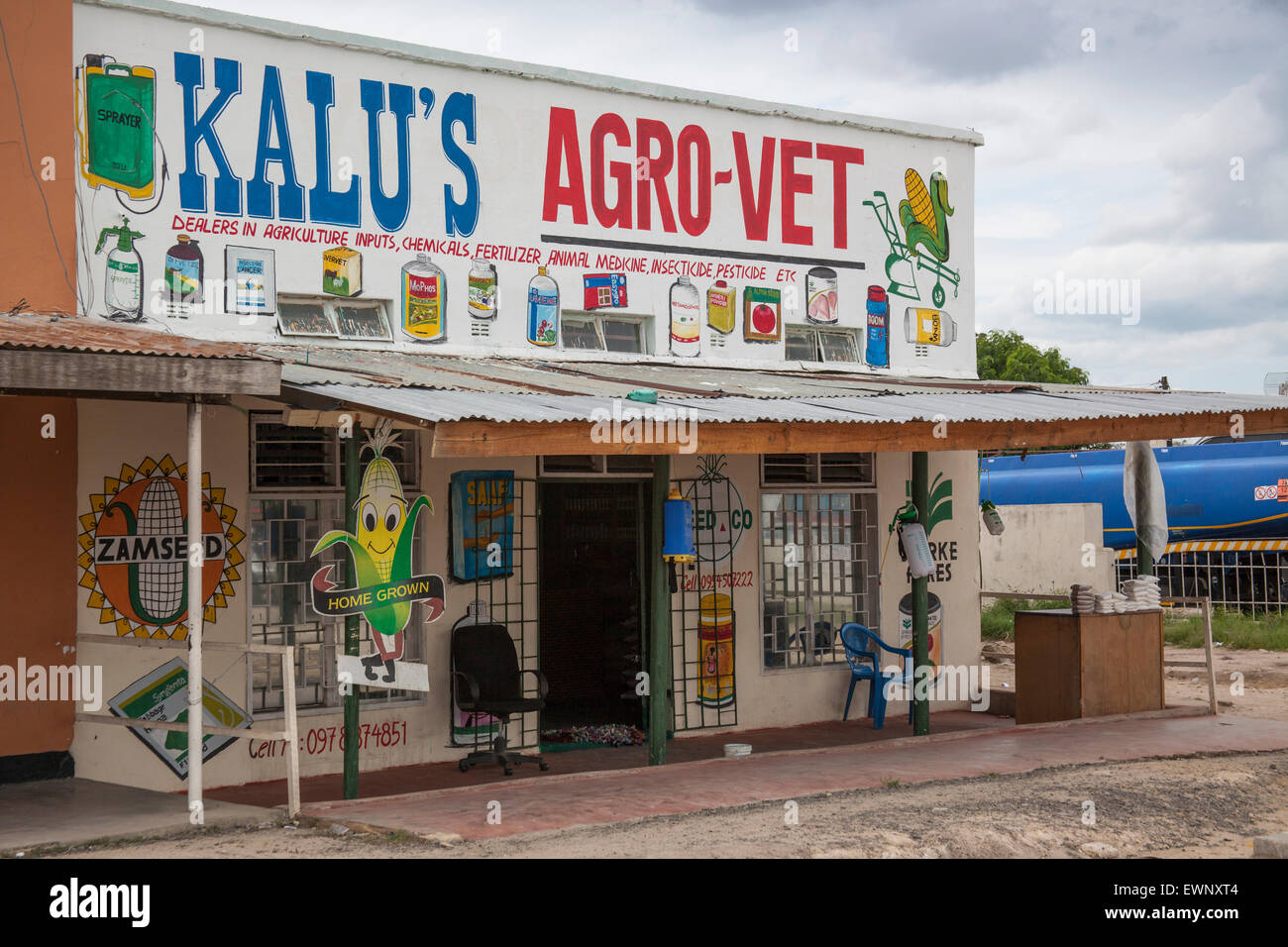 Mongu, Capital of Western Province, Zambia, Africa Stock Photo