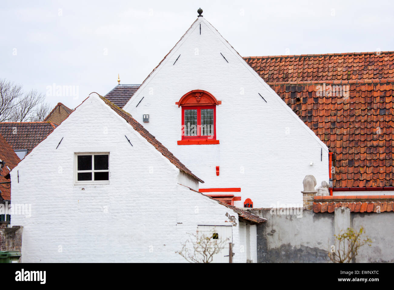 Old houses in Damme, Belgium Stock Photo Alamy