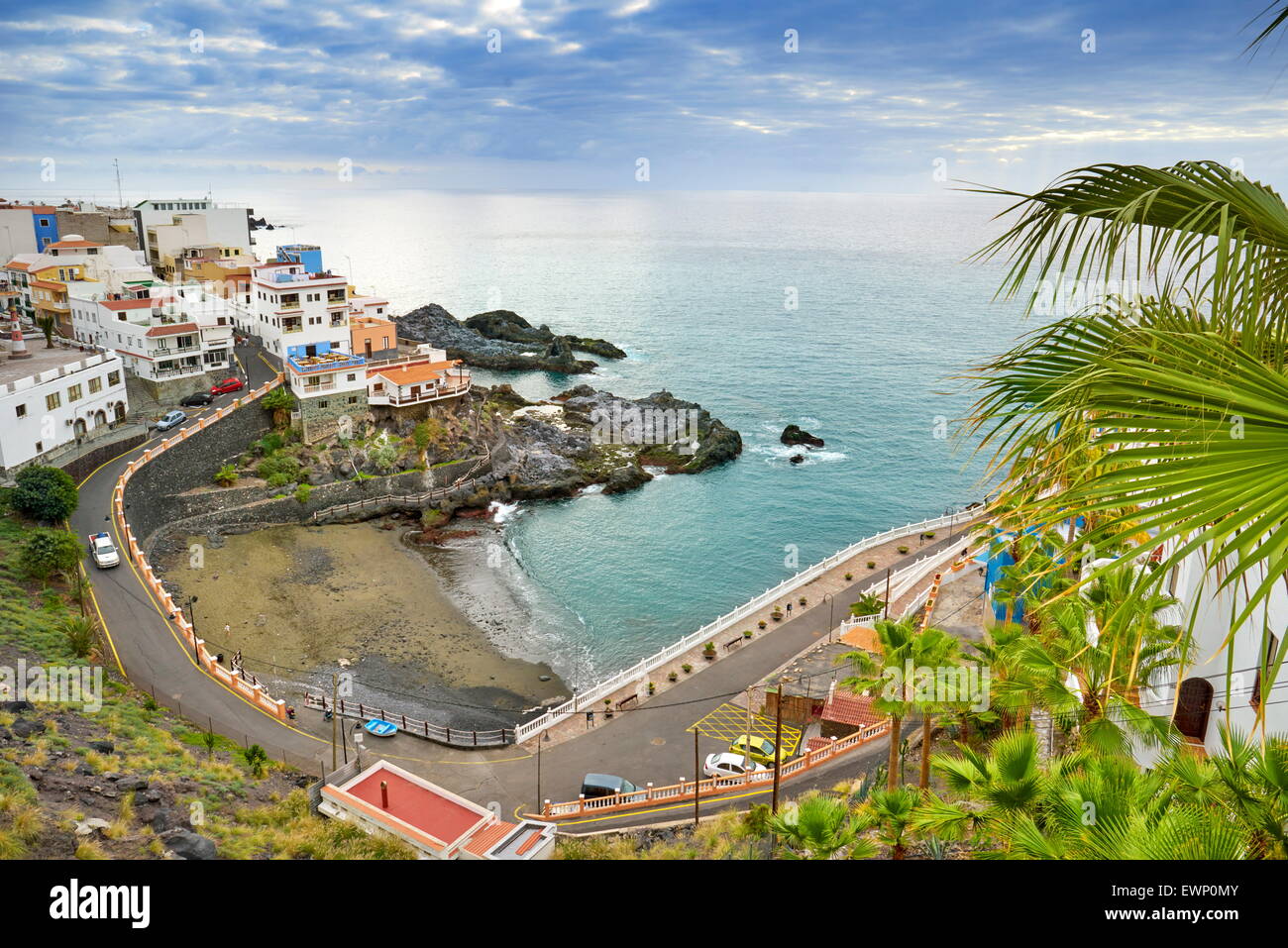 Puerto de Santiago Beach, Tenerife, Canary Islands, Spain Stock Photo