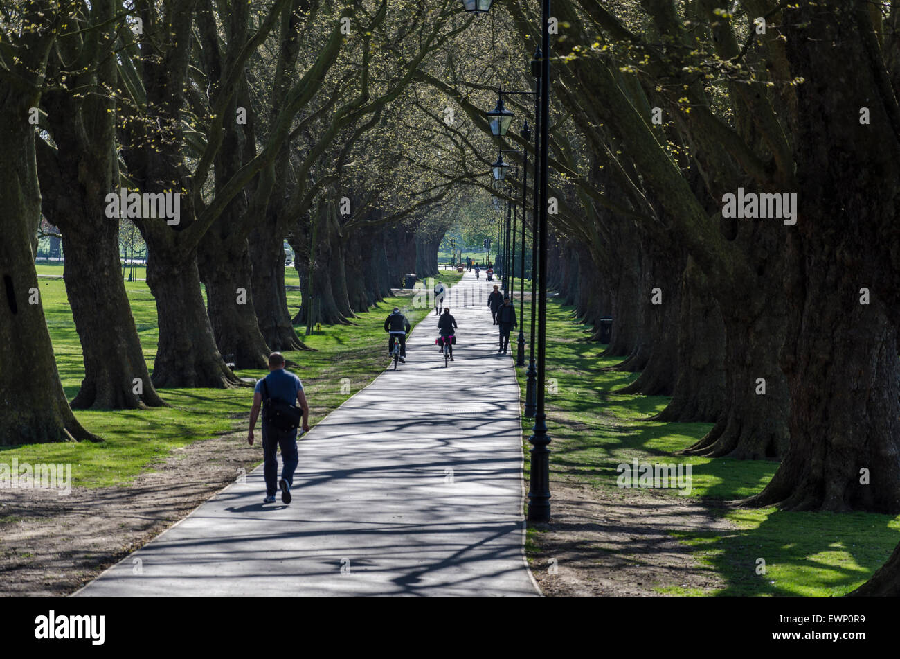 Jesus Green, Cambridge, UK Stock Photo Alamy
