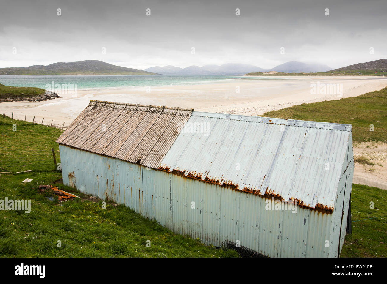 The famous Luskentyre Beach on the Isle of Harris, Outer Hebrides