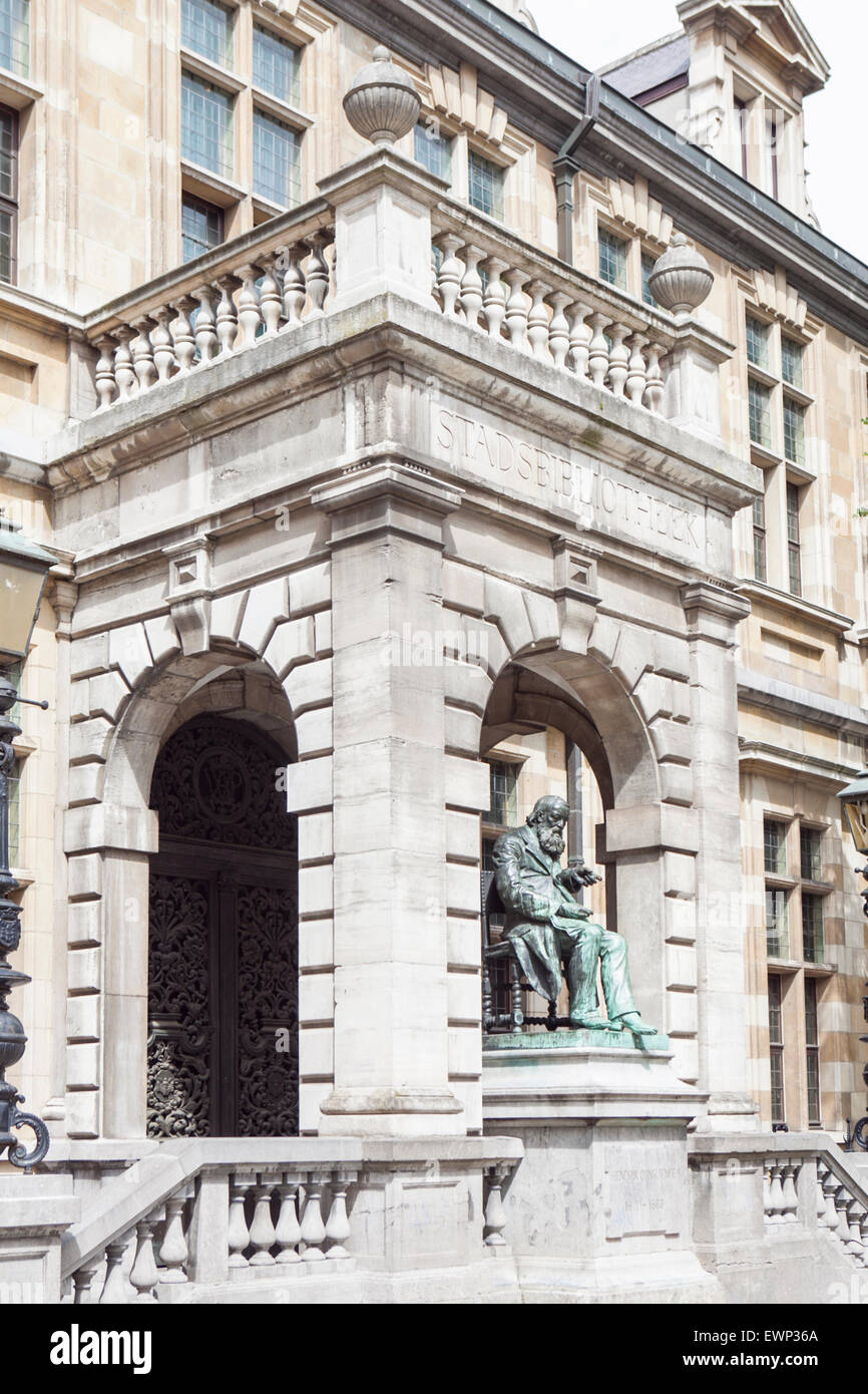 City library, Antwerp, Belgium Stock Photo Alamy