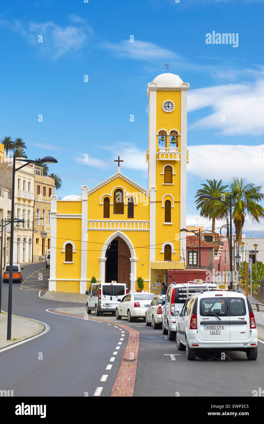 Church of Nuestra Senora de la Encarnacion, Hermigua, La Gomera, Canary Islands Stock Photo